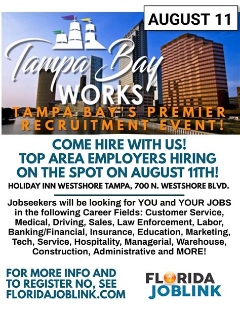 $15 - $20 an hour. . Jobs tampa fl